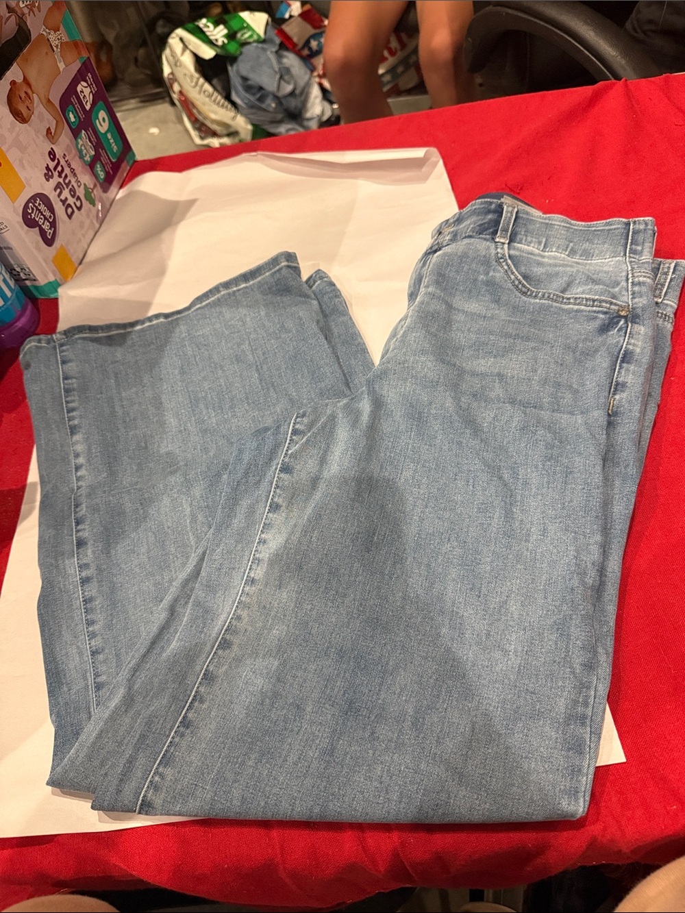NYDJ Light Blue wide -Leg Jeans